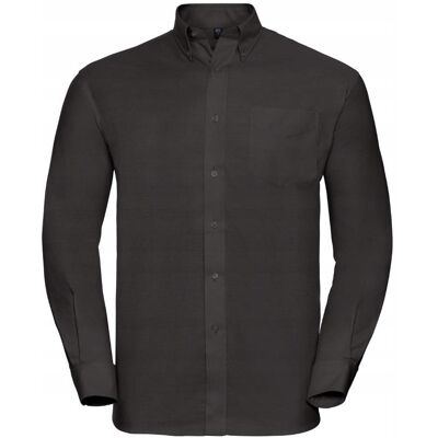 Russell Koszula Męska Z Długim Rękawem Oxford Czarny R. Xl17,5 Russell Koszula Męska Z Długim Rękawem Oxford Czarny R. Xl17,5