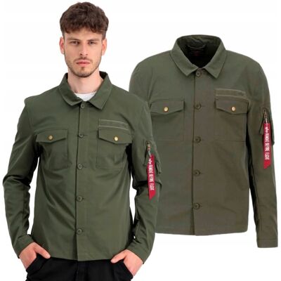 Koszula wierzchnia Alpha Industries Overshirt 108123 142 Ciemnooliwkowa S Koszula wierzchnia Alpha Industries Overshirt 108123 142 Ciemnooliwkowa S