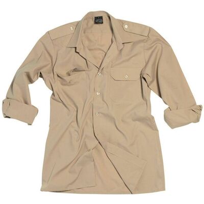 Mil-Tec Koszula Z Długim Rękawem W Kolorze Khaki Mil-Tec Koszula Z Długim Rękawem W Kolorze Khaki
