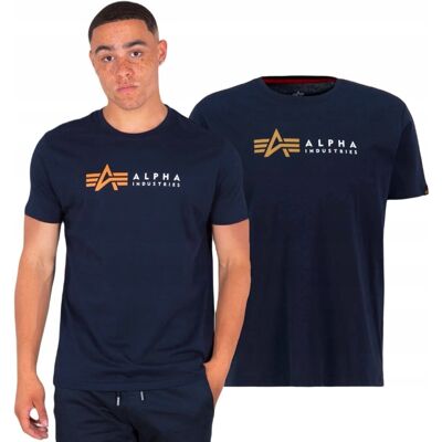 Koszulka Alpha Industries Alpha Label T 118502 07 Rep. Blue XXL Koszulka Alpha Industries Alpha Label T 118502 07 Rep. Blue XXL