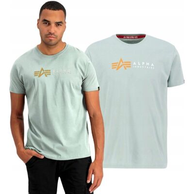 Koszulka Alpha Industries Alpha Label T 118502 680 Dusty Green XXL Koszulka Alpha Industries Alpha Label T 118502 680 Dusty Green XXL