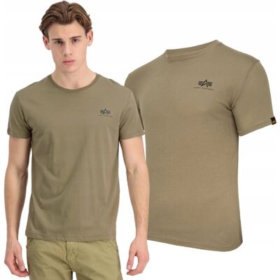 Koszulka Alpha Industries Backprint 128507 154 Oliwkowa M Koszulka Alpha Industries Backprint 128507 154 Oliwkowa M