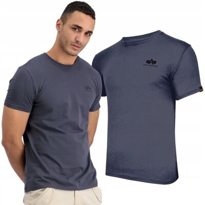 Koszulka Alpha Industries Backprint 128507 412 Grafitowa 3XL Koszulka Alpha Industries Backprint 128507 412 Grafitowa 3XL