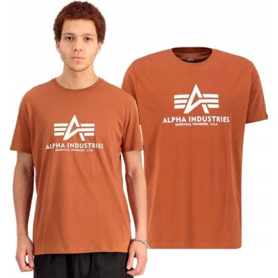 Koszulka Alpha Industries Basic 100501 709 Hazel Brown XL Koszulka Alpha Industries Basic 100501 709 Hazel Brown XL