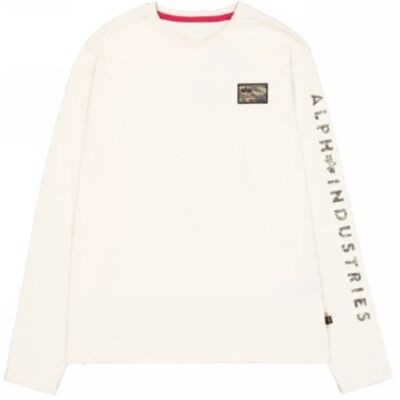 Koszulka Alpha Industries Camo Sleeve 156582 300 Vintage White XXL Koszulka Alpha Industries Camo Sleeve 156582 300 Vintage White XXL