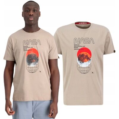 Koszulka Alpha Industries NASA Orbit T 146510 679 Vintage Sand M Koszulka Alpha Industries NASA Orbit T 146510 679 Vintage Sand M