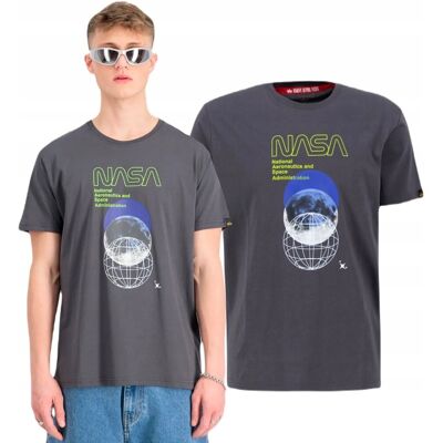 Koszulka Alpha Industries NASA Orbit T 146510 684 Vintage Grey XXL Koszulka Alpha Industries NASA Orbit T 146510 684 Vintage Grey XXL