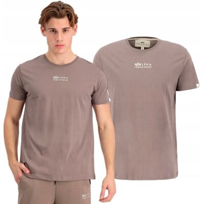 Alpha Industries Mężczyźni - EMB T-shirt z organicznej bawełny - T-shirt Alpha Industries Mężczyźni - EMB T-shirt z organicznej bawełny - T-shirt