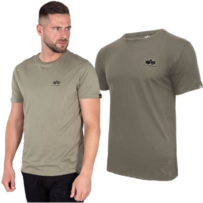 Koszulka Alpha Industries Small Logo Basic 188505 11 Oliwkowa S Koszulka Alpha Industries Small Logo Basic 188505 11 Oliwkowa S