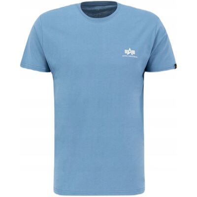 Koszulka Alpha Industries Small Logo Basic 188505 538 Airforce Blue XXL Koszulka Alpha Industries Small Logo Basic 188505 538 Airforce Blue XXL