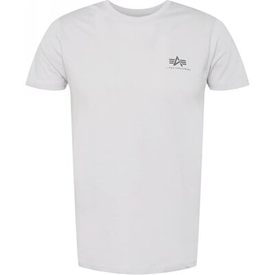 Koszulka Alpha Industries Small Logo Basic 188505 666 Pastel Grey XXL Koszulka Alpha Industries Small Logo Basic 188505 666 Pastel Grey XXL