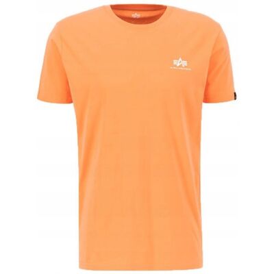 Koszulka Alpha Industries Small Logo Basic 188505 710 Tangerine S Koszulka Alpha Industries Small Logo Basic 188505 710 Tangerine S
