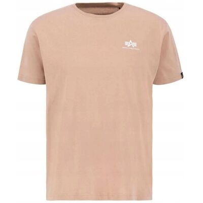 Koszulka Alpha Industries Small Logo Basic 188505 721 Dusty Coral XL Koszulka Alpha Industries Small Logo Basic 188505 721 Dusty Coral XL