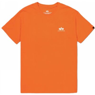 Koszulka Alpha Industries Small Logo Basic 188505 736 Boost Orange 3XL Koszulka Alpha Industries Small Logo Basic 188505 736 Boost Orange 3XL