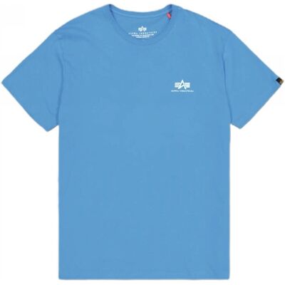 Koszulka Alpha Industries Small Logo Basic 188505 737 Mediteranian Blue 3XL Koszulka Alpha Industries Small Logo Basic 188505 737 Mediteranian Blue 3XL