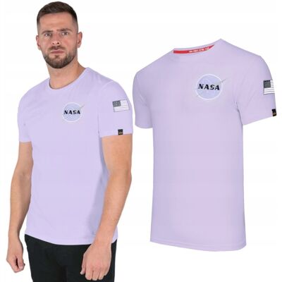 Koszulka Alpha Industries Space Shuttle T 176507 664 Fioletowa 3XL Koszulka Alpha Industries Space Shuttle T 176507 664 Fioletowa 3XL