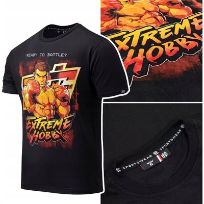 Koszulka Bawełna T-Shirt Męski Extreme Hobby Arcade Czarna R. Xxl Koszulka Bawełna T-Shirt Męski Extreme Hobby Arcade Czarna R. Xxl