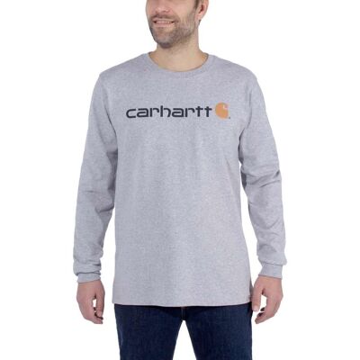 Inny producent Koszulka Carhartt Emea Signature Graphic Long Sleeve T-Shirt Heather Grey Inny producent Koszulka Carhartt Emea Signature Graphic Long Sleeve T-Shirt Heather Grey