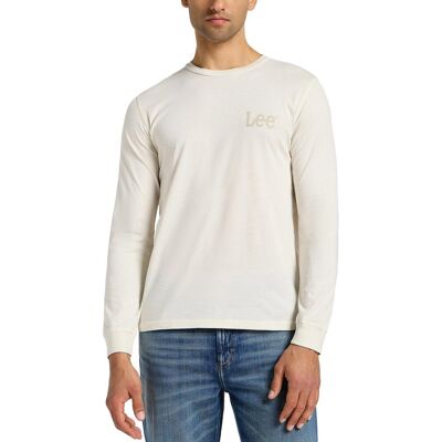 Koszulka Lee LS WOBBLY LOGO TEE 112358003 Ecru XXL Koszulka Lee LS WOBBLY LOGO TEE 112358003 Ecru XXL