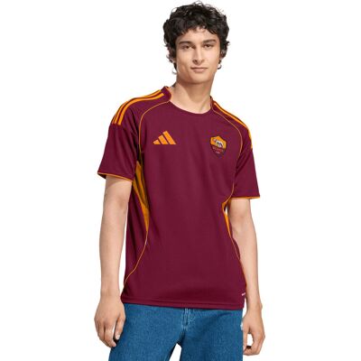 Koszulka męska adidas AS Roma 25/26 Home bordowa JP4184 S Koszulka męska adidas AS Roma 25/26 Home bordowa JP4184 S