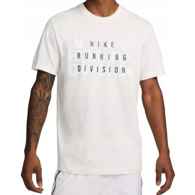 Koszulka męska biała Nike Men Dri-FIT Running Division Tee FJ2356-030 r. S Koszulka męska biała Nike Men Dri-FIT Running Division Tee FJ2356-030 r. S