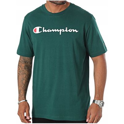 Koszulka Męska Champion 220256-Gs502 T-Shirt Bawełniany Zieleń M Koszulka Męska Champion 220256-Gs502 T-Shirt Bawełniany Zieleń M