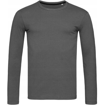 Koszulka Męska Długi Rękaw ELASTIC Bawełna JAKOŚĆ STEDMAN 9620 GRAFIT L Koszulka Męska Długi Rękaw ELASTIC Bawełna JAKOŚĆ STEDMAN 9620 GRAFIT L
