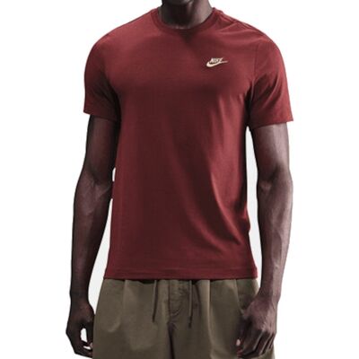 KOSZULKA męska NIKE AR4997-620 bawełniana bordowa sportowa t-shirt basic S S KOSZULKA męska NIKE AR4997-620 bawełniana bordowa sportowa t-shirt basic S S