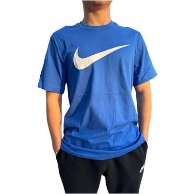 Koszulka męska Nike Swoosh T-shirt niebieska DX1983-480 r. S Koszulka męska Nike Swoosh T-shirt niebieska DX1983-480 r. S