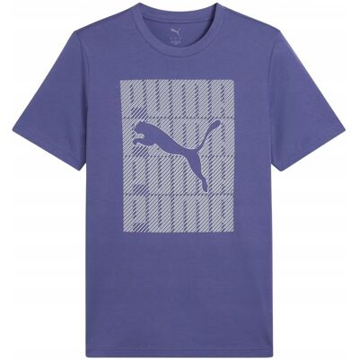 Koszulka męska Puma Graphics Wording Tee niebieska 684825 46 S Koszulka męska Puma Graphics Wording Tee niebieska 684825 46 S