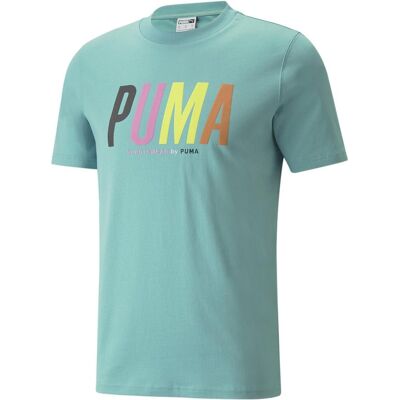 Koszulka męska Puma SWXP GRAPHIC niebieska 53362361-M Koszulka męska Puma SWXP GRAPHIC niebieska 53362361-M