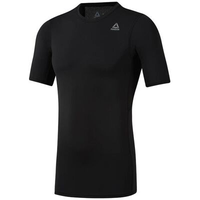 Koszulka męska Reebok DP6163 WOR SL SS SLD COMP Czarna Koszulka męska Reebok DP6163 WOR SL SS SLD COMP Czarna