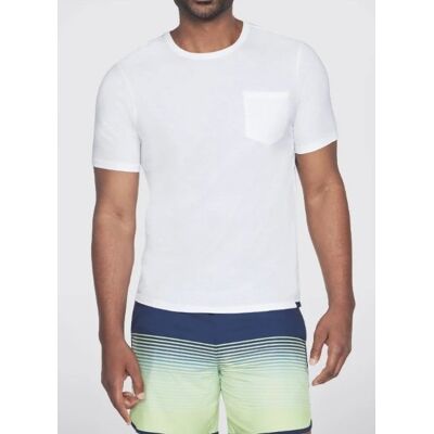 Koszulka męska SKECHERS SKECH-BREEZE SLUB POCKET biała XXL Koszulka męska SKECHERS SKECH-BREEZE SLUB POCKET biała XXL