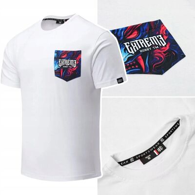 Koszulka Męska T-Shirt Extreme Hobby Pocket Devil Biała R. Xxxl Koszulka Męska T-Shirt Extreme Hobby Pocket Devil Biała R. Xxxl