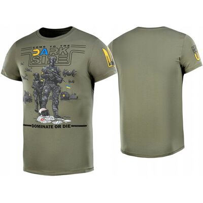 Koszulka Męska T-Shirt Krótki Rękaw Bawełna UA Side M-Tac Light Olive L Koszulka Męska T-Shirt Krótki Rękaw Bawełna UA Side M-Tac Light Olive L