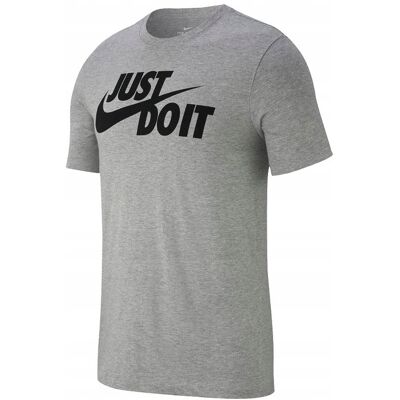 Koszulka Męska T- shirt szary Nike Sportswear 'Just Do It' DX1989-063 r. M Koszulka Męska T- shirt szary Nike Sportswear 'Just Do It' DX1989-063 r. M