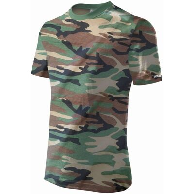 Koszulka męska T-shirt DEDRA BH5TM-XL XL, MORO 100% bawełna Koszulka męska T-shirt DEDRA BH5TM-XL XL, MORO 100% bawełna
