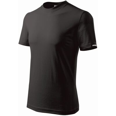 Koszulka męska T-shirt DEDRA BH5TB-XXXL XXXL, czarna, 100% bawełna Koszulka męska T-shirt DEDRA BH5TB-XXXL XXXL, czarna, 100% bawełna