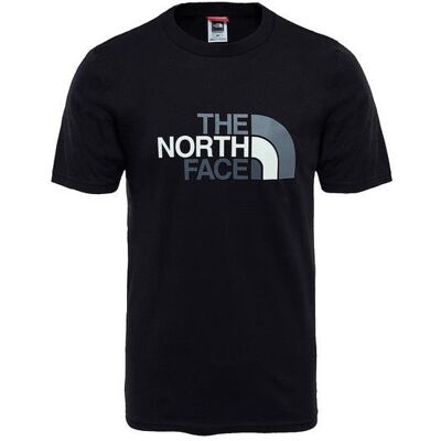 The North Face Koszulka męska TNF NF0A2TX3JK3 S/S EASY Czarna The North Face Koszulka męska TNF NF0A2TX3JK3 S/S EASY Czarna