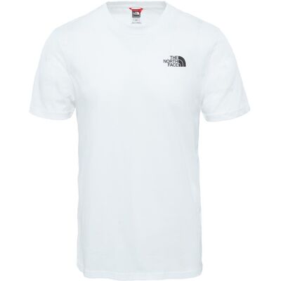 The North Face Koszulka męska TNF NF0A2TX5FN4 SS SIMPLE DOM Biała The North Face Koszulka męska TNF NF0A2TX5FN4 SS SIMPLE DOM Biała