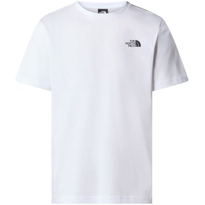 The North Face Koszulka męska TNF NF0A87NPFN4 SS BOX NSE Biała The North Face Koszulka męska TNF NF0A87NPFN4 SS BOX NSE Biała