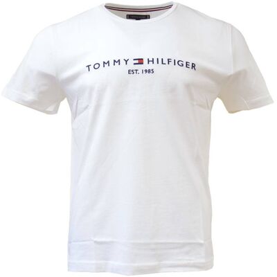 Koszulka męska Tommy Hilfiger T-Shirt biała - MW0MW11465 118 - XL Koszulka męska Tommy Hilfiger T-Shirt biała - MW0MW11465 118 - XL