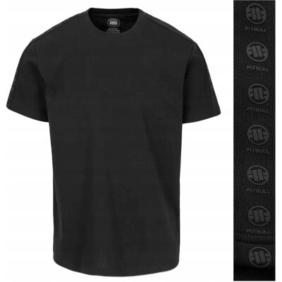 Inny producent Koszulka męska TSHIRT krótki rękaw PIT BULL TAPE NUGGET PITBULL czarna M Inny producent Koszulka męska TSHIRT krótki rękaw PIT BULL TAPE NUGGET PITBULL czarna M