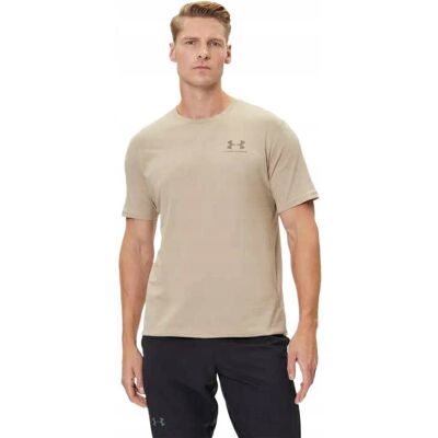 KOSZULKA MĘSKA UNDER ARMOUR T-SHIRT SZYBKOSCHNĄCA BAWEŁNA SPORT BEŻOWA XXL KOSZULKA MĘSKA UNDER ARMOUR T-SHIRT SZYBKOSCHNĄCA BAWEŁNA SPORT BEŻOWA XXL