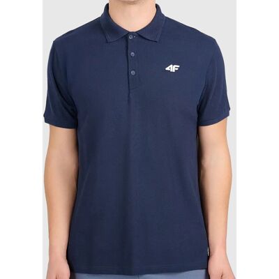 Koszulka Polo Męska 4F Regular Z Kołnierzem Granatowa Klasyczna Casual 5XL Koszulka Polo Męska 4F Regular Z Kołnierzem Granatowa Klasyczna Casual 5XL