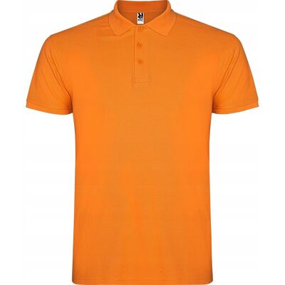 Koszulka POLO Męska Bawełna PIQUE Roly STAR 6638 ORANGE XL Koszulka POLO Męska Bawełna PIQUE Roly STAR 6638 ORANGE XL