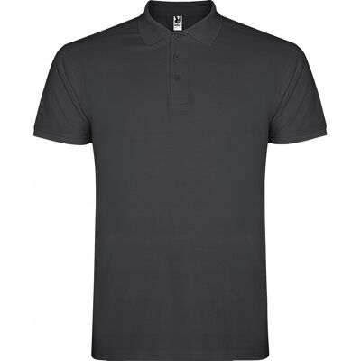 Koszulka POLO Męska Bawełna PIQUE Roly STAR 6638 STALOWY GRANAT S Koszulka POLO Męska Bawełna PIQUE Roly STAR 6638 STALOWY GRANAT S