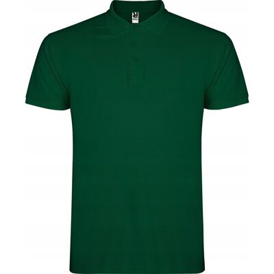 Koszulka POLO Męska Bawełna PIQUE Roly STAR 6638 ZIELONA Bottle 3XL Koszulka POLO Męska Bawełna PIQUE Roly STAR 6638 ZIELONA Bottle 3XL