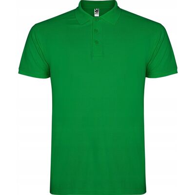 Koszulka POLO Męska Bawełna PIQUE Roly STAR 6638 ZIELONY Tropical M Koszulka POLO Męska Bawełna PIQUE Roly STAR 6638 ZIELONY Tropical M