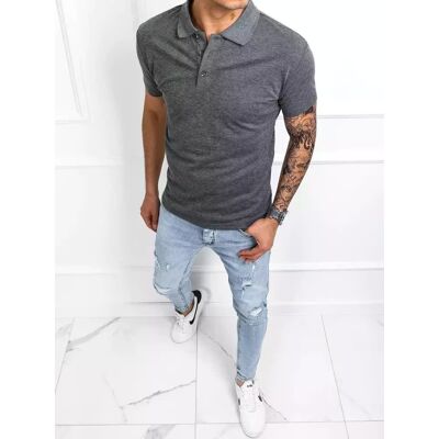 Koszulka polo męska ciemnoszara Dstreet PX0509-XXL Koszulka polo męska ciemnoszara Dstreet PX0509-XXL